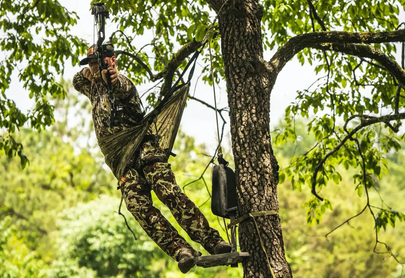 thumbnail image 2 of Hunting Saddle Back Band - Adjustable Support For Tree Stand Hunting 2 of 10